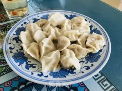 Make Big radish dumplings step 10