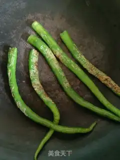 Make Cream peppers and eggs step 2