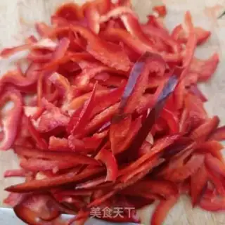 Make White mushroom peppers for the heart step 1