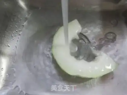 Make Corn melon soup step 1