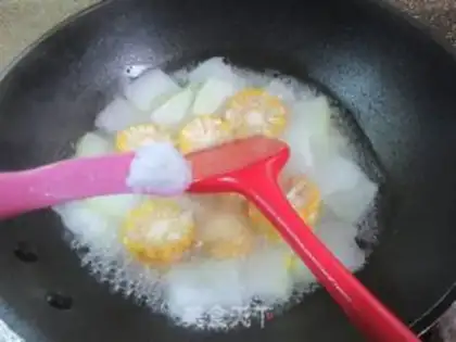 Make Corn melon soup step 6
