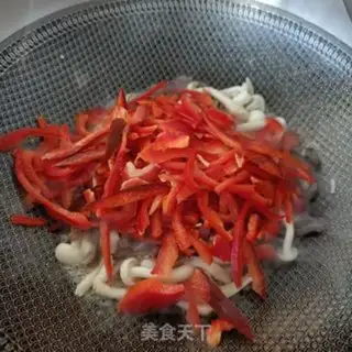 Make White mushroom peppers for the heart step 10