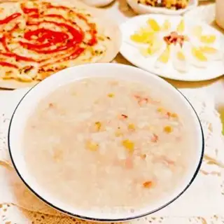 Make Lily green bean congee step 6