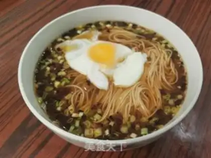 Make Sour soup mustache noodles step 5