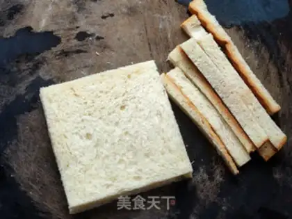 Make Chicken chest toast step 1
