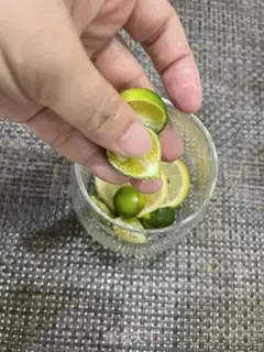 Make Orange lemon tea step 7