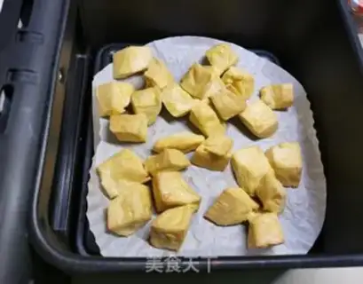 Make Air frying pot tofu step 7