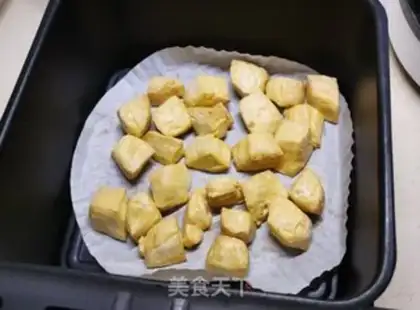 Make Air frying pot tofu step 8
