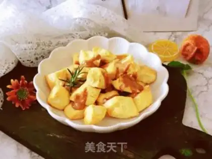 Make Air frying pot tofu step 10