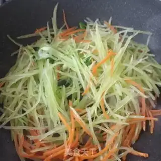 Make Carrot fried abalone step 3