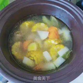 Make Corn chicken soup step 6