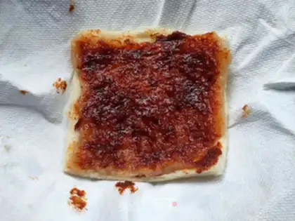Make Chicken chest toast step 7