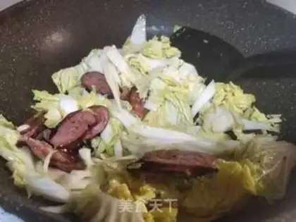Make Sausage and cabbage step 3
