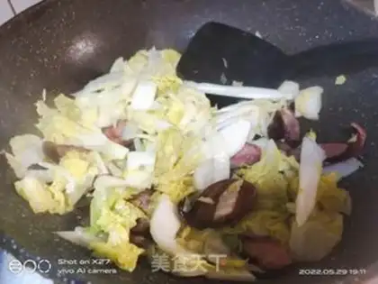 Make Sausage and cabbage step 5