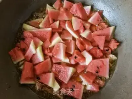 Make Twin pepper melon cucumber sauce step 11