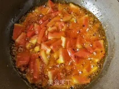Make Twin pepper melon cucumber sauce step 12