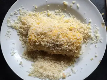 Make Chicken chest toast step 11