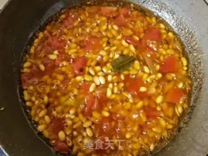 Make Twin pepper melon cucumber sauce step 16