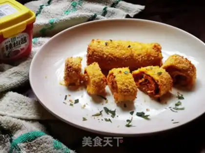 Make Chicken chest toast step 15
