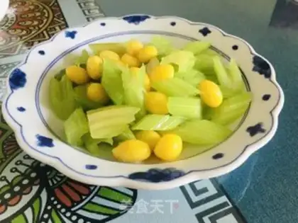 Make The celery makes white fruit step 13