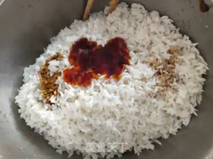 Make Salted egg and yellow meat step 4