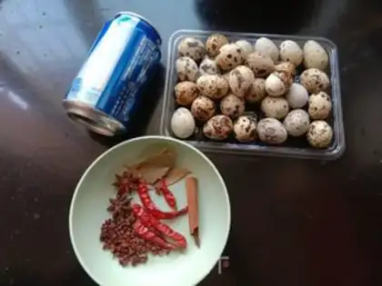 Make Beer quail eggs step 0