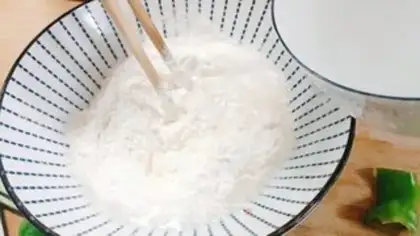 Make Ham sausage pancakes step 2