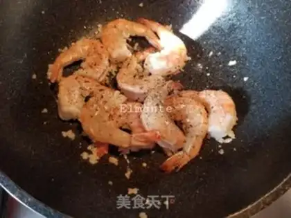 Make Garlic butter shrimp step 6