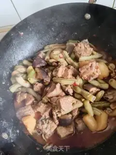 Make Potato burn ribs step 5
