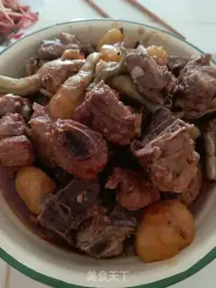 Make Potato burn ribs step 6