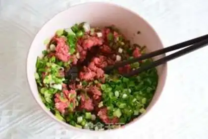 Make Beef pancakes step 3