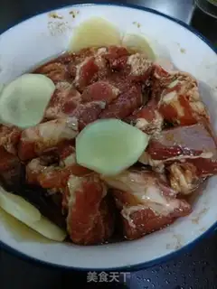 Make Four season bean ribs step 1