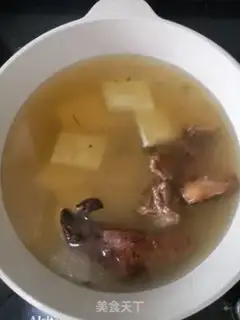 Make Duck blood fan soup step 1
