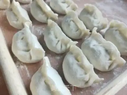 Make Cucumber egg dumplings step 12