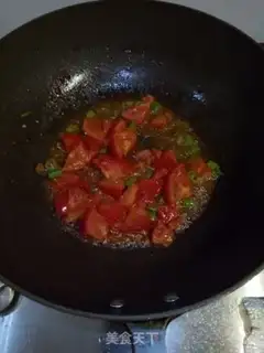 Make Tomato bean noodle step 2