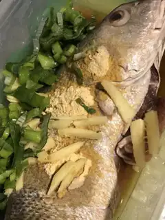 Make Big yellow fish stew step 1