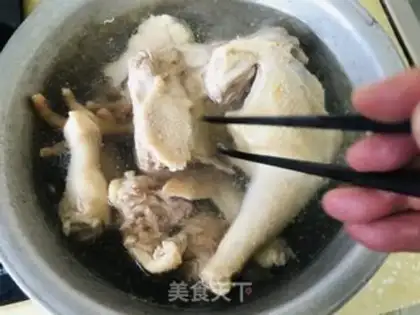 Make Corn carrot and chicken step 2