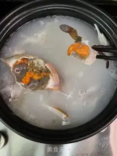 Make Skinfish crab congee step 11