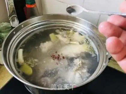 Make Corn carrot and chicken step 3