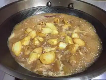 Make A chicken-cooked potato stew step 8