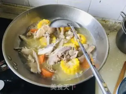 Make Corn carrot and chicken step 6
