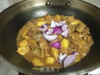 Make A chicken-cooked potato stew step 9