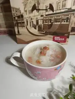 Make radish sausage congee step 5