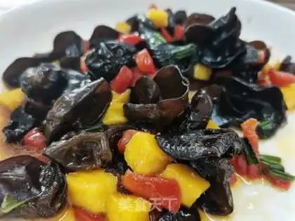 Make Scramble pepper mango step 8