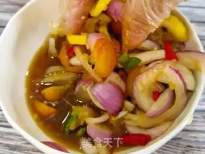Make Sour lemon shrimp step 5