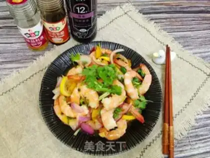 Make Sour lemon shrimp step 7