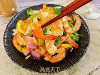 Make Sour lemon shrimp step 8