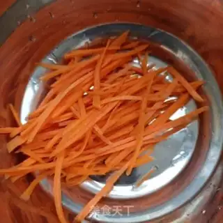 Make Five-coloured chicken silk step 6