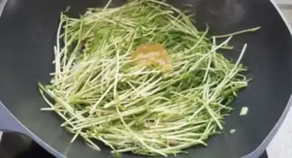 Make Clear the soybeans step 1