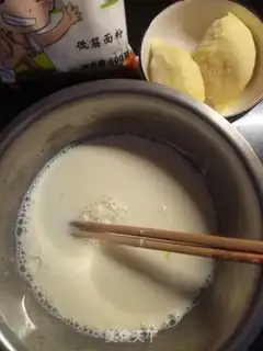 Make The durian cake step 1
